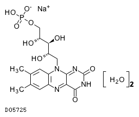 RIBOFLAVIN 5 PHOSPHATE SODIUM IP